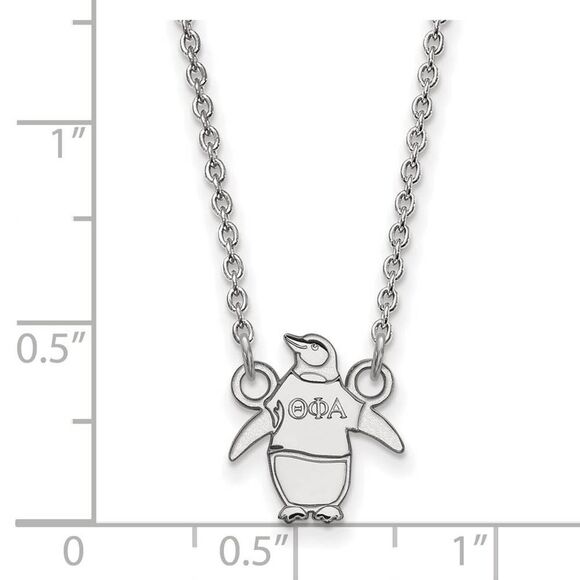 Sterling Silver Theta Phi Alpha XS (Tiny) Necklace - Picture 2 of 4